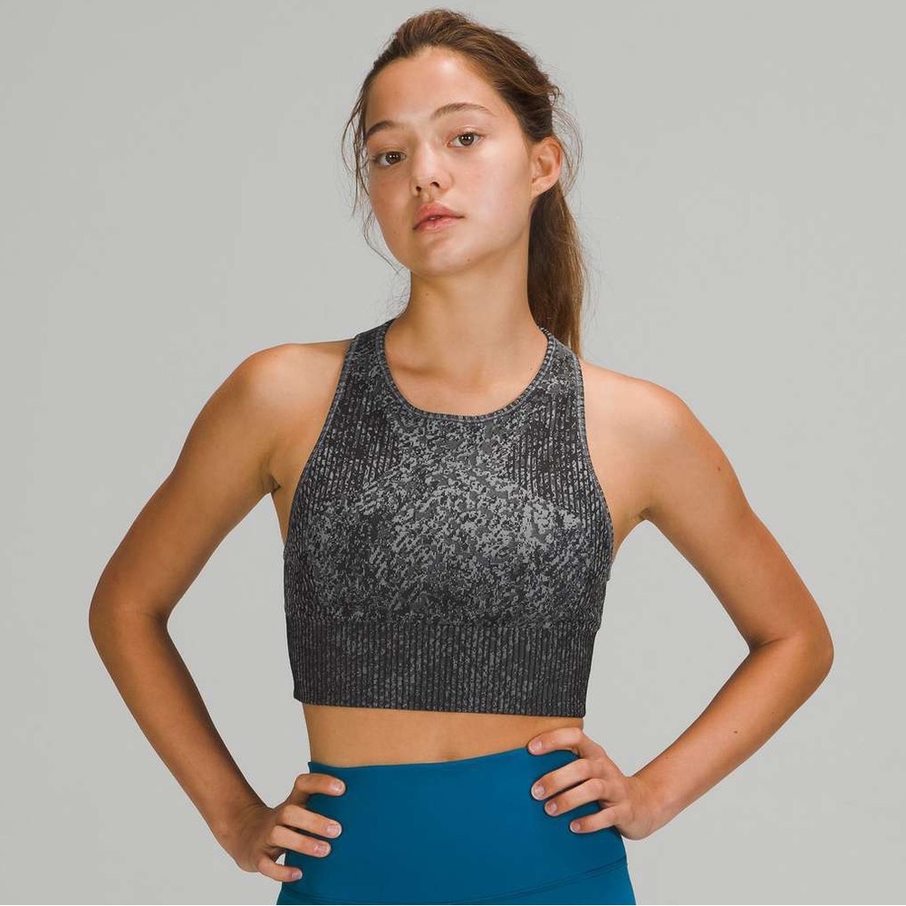 Lululemon Ebb to Train Bra High Necked Medium Support Bra